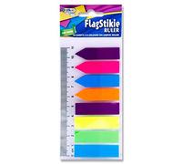 Premier Stationery W2155715 11 cm Stik-ie Notes Flag Page Markers on Ruler