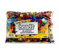Premier Stationery W2166926 Crafty Bitz 454 g Large Bag of Wooden Multi-coloured Bead