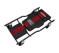 Premier Steel Creeper With 4 Rough Ground 5in Wheels & Adjustable Back/Headrest