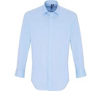 Premier Stretch Fit Cotton Poplin Long Sleeve Shirt for Men