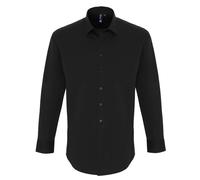 Premier Stretch fit cotton poplin long sleeve shirt - Mens, 97% Cotton, Oeko-Tex