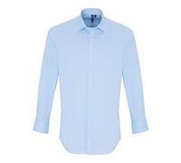 Premier Stretch fit cotton poplin long sleeve shirt - Mens, 97% Cotton, Oeko-Tex
