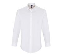 Premier Stretch fit cotton poplin long sleeve shirt - Mens, 97% Cotton, Oeko-Tex