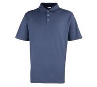Premier Studded polo - Mens, 65% Polyester, 3-pop stud placket, rust-free