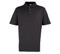 Premier Studded polo - Mens, 65% Polyester, 3-pop stud placket, rust-free