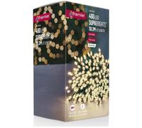 Premier Supabrights 480 Warm White LED String Lights with Timer - 38.3 m