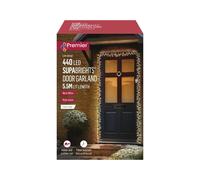 Premier - SupaBrights Door Garland 440 LEDs - 5.5m Warm White