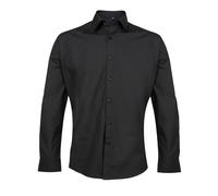 Premier Supreme Poplin Long Sleeve Shirt PR207 - Work Office Formal Shirts (