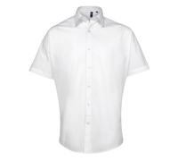 Premier Supreme poplin short sleeve shirt - Heavier weight, semi-fitted shirt