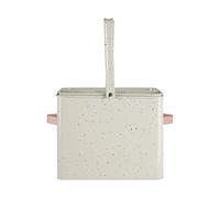 Premier Sweet Heart Housekeeper Box, Removable Tray, Chrome/Black Speckle