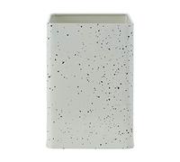 Premier Housewares Utensil Caddy, Galvanised Metal With Powder Coating White