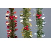 Premier Tinsel Garland Holly Leaf and Berries 2.7m 654080