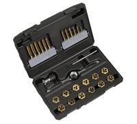 Premier Titanium Coated Hexagonal Tap & Die Set 26Pc