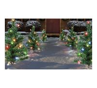 Premier Tree Path Lights 40cm 6 Piece 15 Multi Coloured LEDs