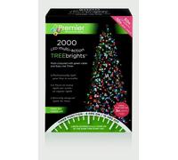 Premier Treebrights Christmas Lights Multi Action LED Timer Fairy String 6ft 7ft