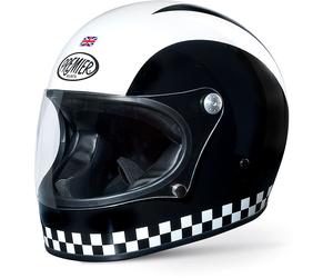 Premier Trophy Retro, full face helmet M Black/White