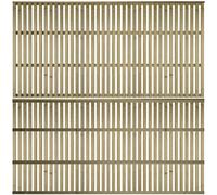 Premier Tuscany, 6ft x 3ft Fence Trellis Panel Wooden Vertical Slatted Screen | Decorative Lattice Privacy Topper Extension for Outdoor Living Space (Wide: 182.8cm x High: 91.5cm)