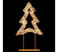 Premier Twinkling Rose Gold Table Top Tree