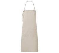 Premier Unisex Adult Artisan´s Choice Canvas Double Pocket Apron (One Size) (Natural)