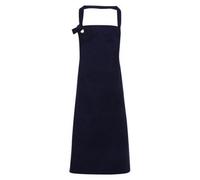 Premier Unisex Adult Calibre Bibbed Apron Navy (One Size)
