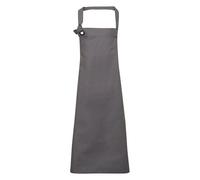 Premier Unisex Adult Calibre Bibbed Apron Dark Grey (One Size)
