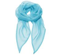 Premier Unisex Adult Colours Chiffon Scarf (Turquoise) - One Size