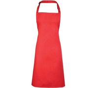 Premier Unisex Adult Colours Full Apron Strawberry Red (One Size)