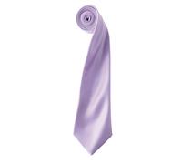 Premier Unisex Adult Colours Satin Tie (Lilac) - One Size