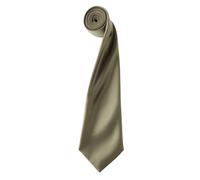 Premier Colours Satin Tie in Dark Grey Premier Dark Grey One Size