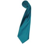 Premier Unisex Adult Colours Satin Tie (Teal) - One Size