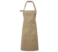 Premier Unisex Adult Cotton Canvas Pocket Apron (One Size) (Natural)