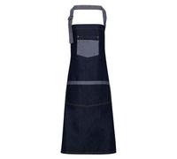 Premier Unisex Adult Domain Full Apron Indigo Denim (One Size)