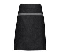 Premier Unisex Adult Domain Waist Apron Black Denim (One Size)