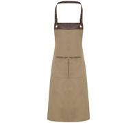 Premier Unisex Adult Espresso Full Apron Khaki/brown (One Size)