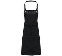 Premier Espresso Bib Apron Black/Black One Size