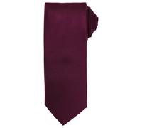 Premier Micro Waffle Tie in Aubergine Premier Aubergine One Size