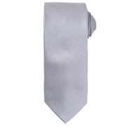 Premier Unisex Adult Micro Waffle Tie (Silver) - One Size