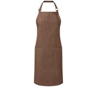 (One Size, Brown) Premier Unisex Adult Organic Fairtrade Certified Denim Apron