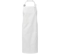 Premier Unisex Adult Organic Fairtrade Certified Full Apron (One Size) (White)