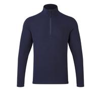 (XXL, Navy) Premier Unisex Adult Recyclight Quarter Zip Fleece