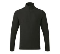 Premier Unisex Adult Recyclight Quarter Zip Fleece - Black - Black - L
