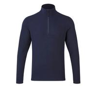 Premier Unisex Adult Recyclight Quarter Zip Fleece - Navy - 5XL - Navy - 100% Recycled Polyester