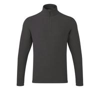 Premier Unisex Adult Recyclight Quarter Zip Fleece Top - Dark Grey - M - Dark Grey - 100% Recycled Polyester