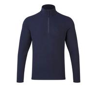 (4XL, Navy) Premier Unisex Adult Recyclight Quarter Zip Fleece Top