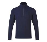 (XL, Navy) Premier Unisex Adult Recyclight Quarter Zip Fleece Top