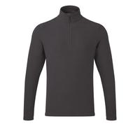 (S, Dark Grey) Premier Unisex Adult Recyclight Quarter Zip Fleece Top