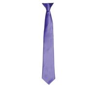 Premier Unisex Adult Satin Tie (Purple) - One Size
