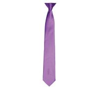 Premier Unisex Adult Satin Tie (Rich Violet) - One Size