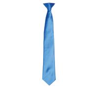 Premier Unisex Adult Satin Tie (Sapphire Blue) - One Size