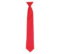 Premier Satin Tie in Red Premier Red One Size